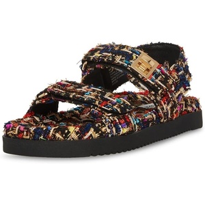 Steve Madden Women’s Mona Black Leather(Multi)
