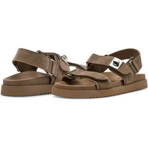Steve Madden Women’s Mona Black Leather(Oatmeal Suede)