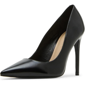 Steve Madden Women’s Noir Pump(Black Leather)