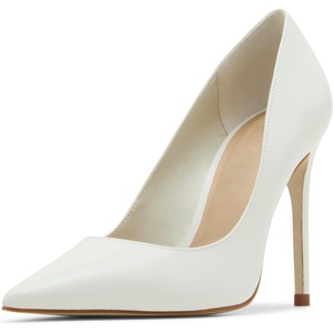 Steve Madden Women’s Noir Pump(White Leather)