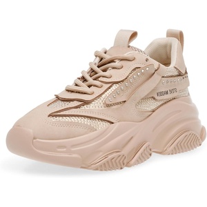 Steve Madden Women’s Possession Sneaker(Blush Rhinestone)