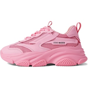 Steve Madden Women’s Possession Sneaker(Hot Pink)