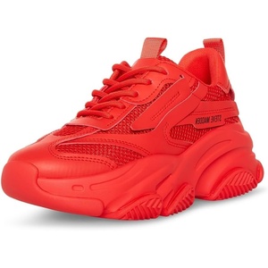 Steve Madden Women’s Possession Sneaker(Red)