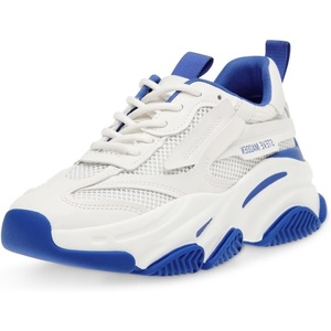 Steve Madden Women’s Possession Sneaker(White/Blue)