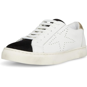 Steve Madden Women’s Rezume Sneaker(White/Black)