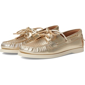Steve Madden Womens Sail(Gold Leather)
