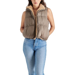 Steve Madden Women’s Steve Madden Apparel Brady Vest(Grey)