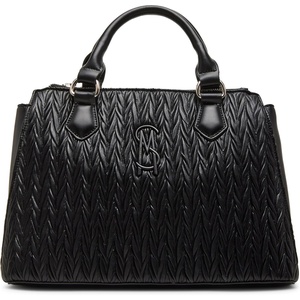 Steve Madden Women’s Steve Madden Jenni-m Matelasse Satchel(Black)