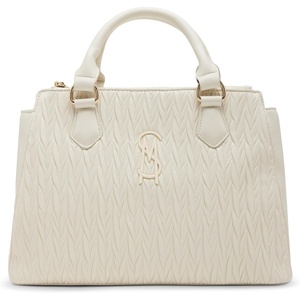 Steve Madden Women’s Steve Madden Jenni-m Matelasse Satchel(Chalk)