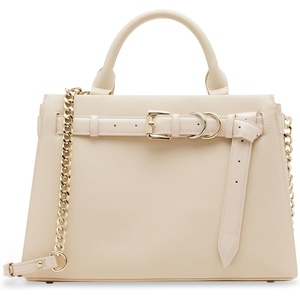 Steve Madden Women’s Steve Madden Roxanne Smooth Satchel With Patent Belt(Sand)