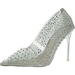 Steve Madden Women’s Steve Madden Vyper Crossbody Bag(Clear Stud/Rhinestone)