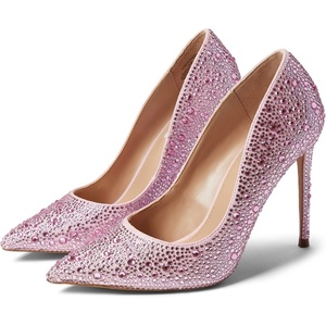 Steve Madden Women’s Steve Madden Vyper Crossbody Bag(Pink Rhinestone)