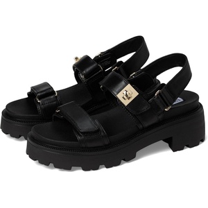 Steve Madden Women’s Supermona(Black Leather)