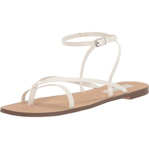 Steve Madden womens Agree Sandal(Amuse White)