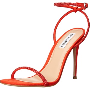 Steve Madden womens BreslinHeeled Sandal(Red)