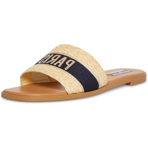Steve Madden womens Knox Sandal(Raffia)