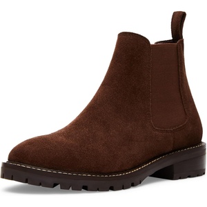 Steve Madden womens Leopold(Brown Suede)