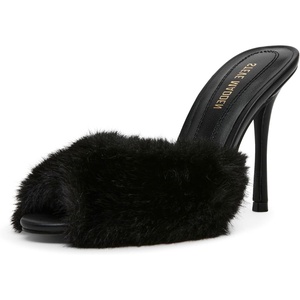 Steve Madden womens Priya(Black Fur)