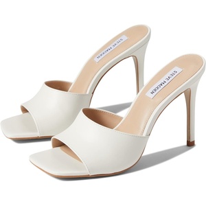 Steve Madden womens SandalsHeeled Sandal(White Leather)