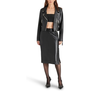 Steve Madden womens Vinka Jacket(Black)