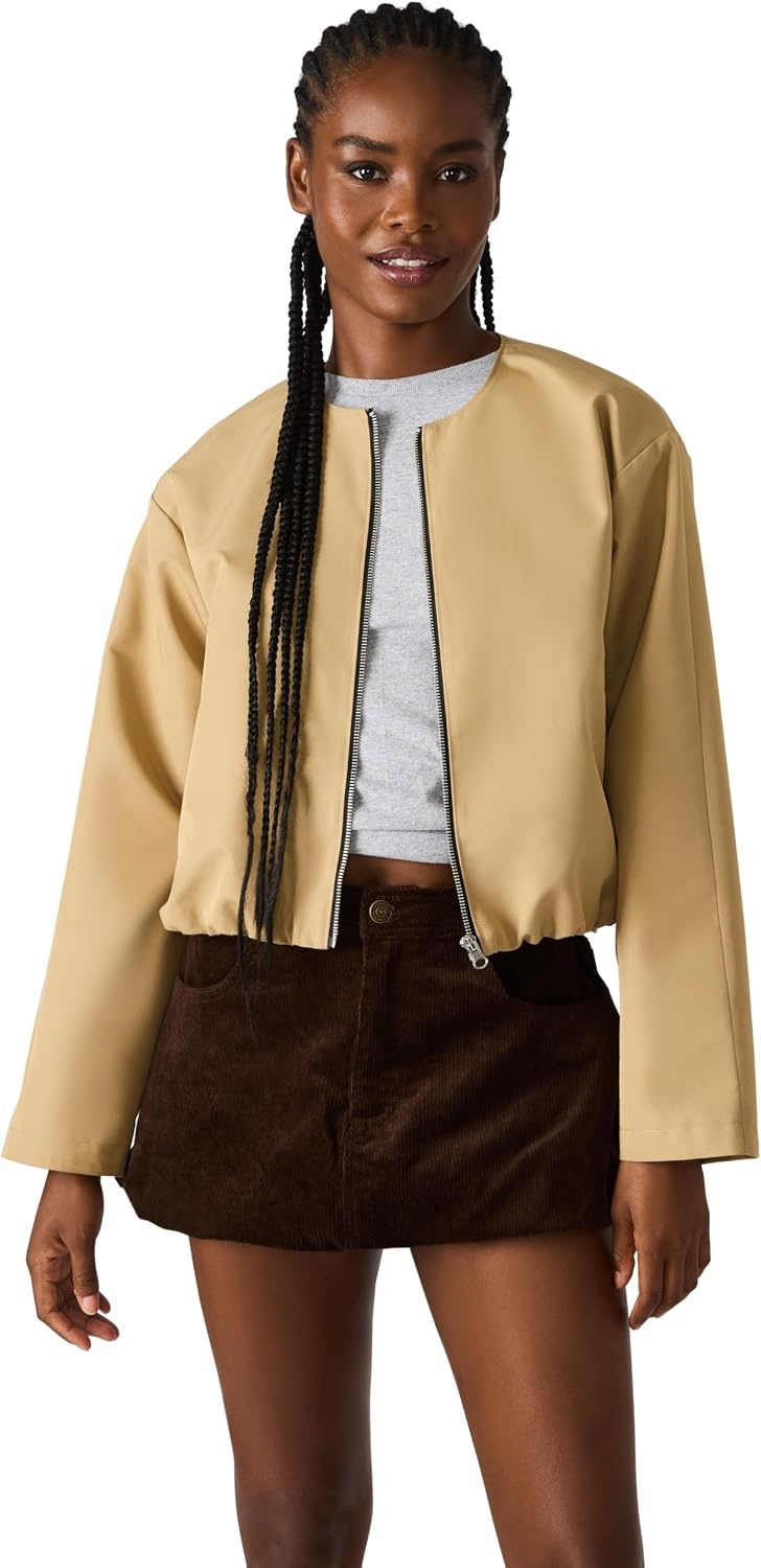 image:imageSteve Madden Womens Heidi JacketMedium Khaki