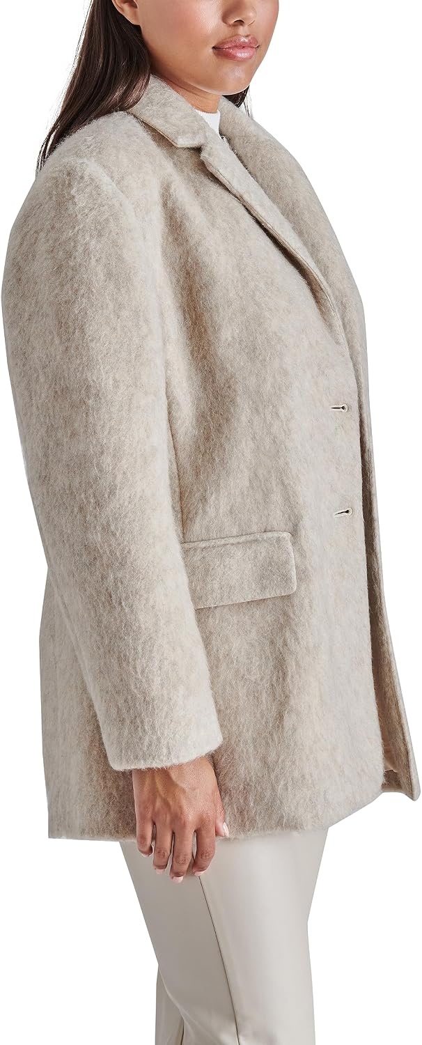 image:imageSteve Madden Womens Nana Blazer CoatOatmeal Heather