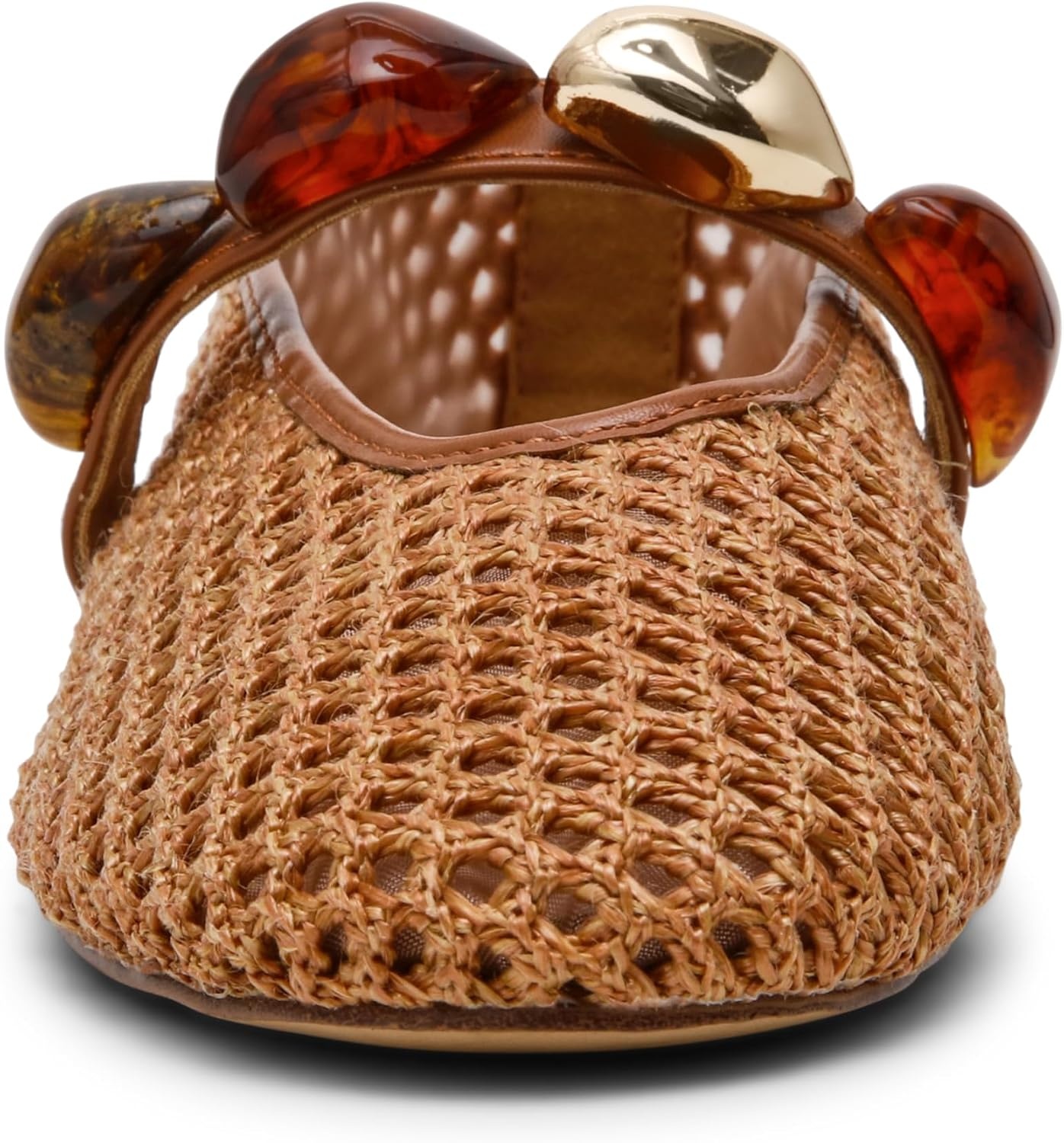image:imageSteve Madden Womens Poppin Ballet FlatBrown Raffia