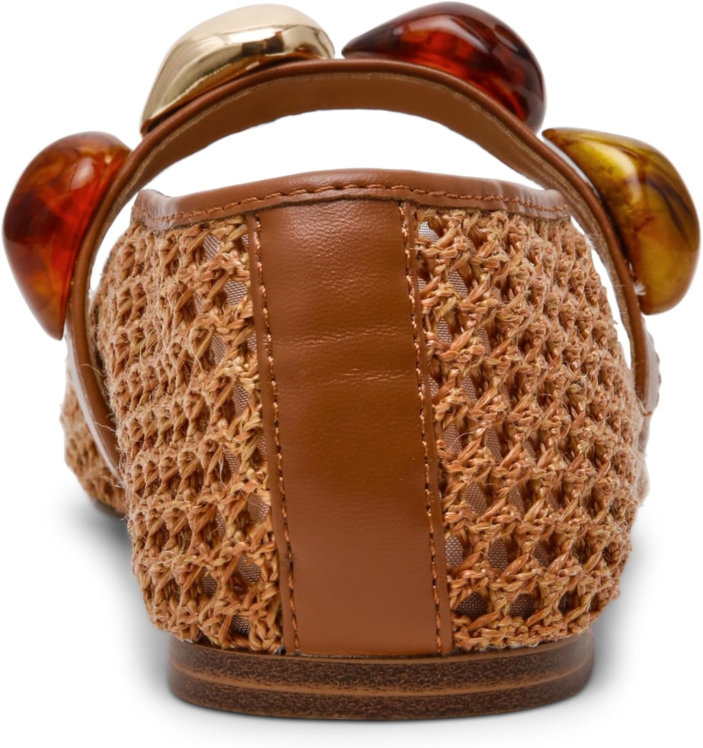 image:imageSteve Madden Womens Poppin Ballet FlatBrown Raffia