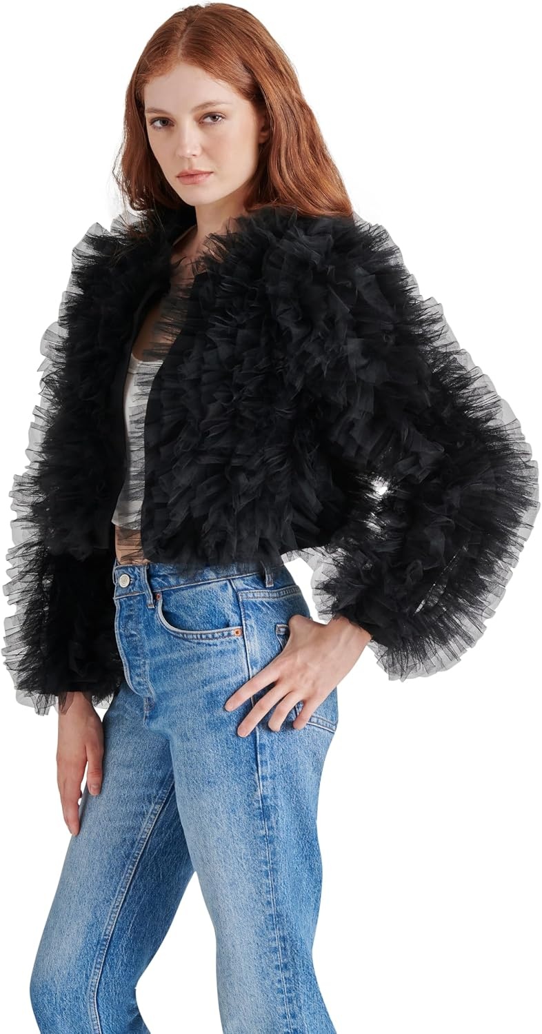 image:imageSteve Madden Womens Steve Madden Apparel Odile JacketBlack