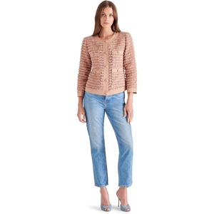 Steve Madden Women’s Apparel Winterrose Jacket(Café Au Lait)